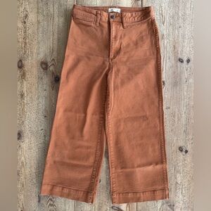 Madewell Emmett Wide Leg Cropped pants